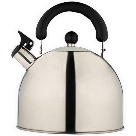 Чайник нержавеющая сталь 5 л со свистком с бакелитовой ручкой индукция Grande Mallony