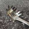 Мини фотография Ложка нержавеющая сталь 31х6,5х4,5 см для спагетти пластиковая ручка черно-оранжевый Baizheng