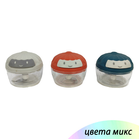 Овощерезка пластиковая механическая 160 мл микс XB-2081 Baizheng