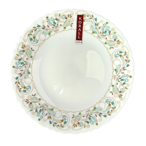 Тарелка стеклокерамическая десертная 19 см сканди Коралл