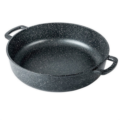 Жаровня алюминиевая  2,5 л 24х7 см Традиционная Гранит Горница