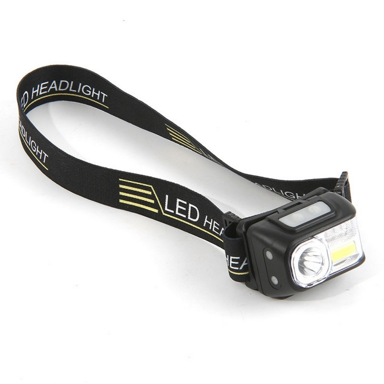 Изображение Фонарь налобный 2 led аккумуляторная батарея Baizheng