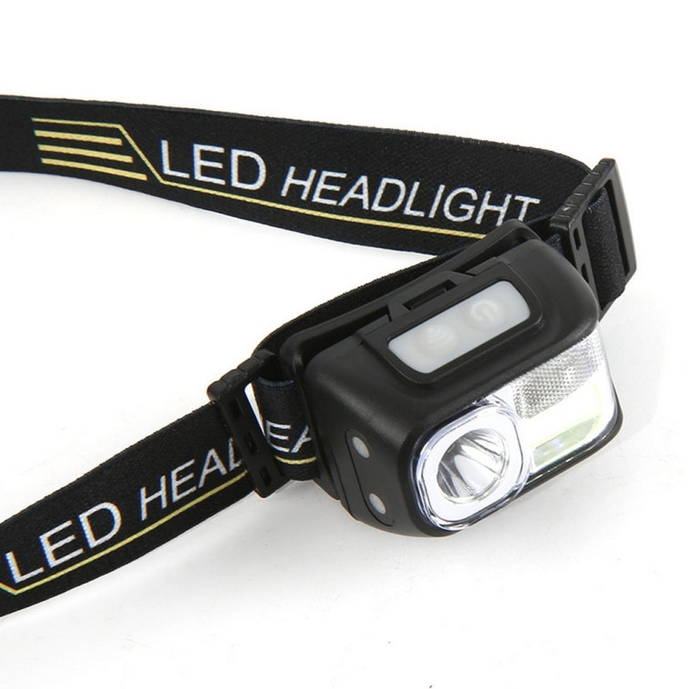 Фотография Фонарь налобный 2 led аккумуляторная батарея Baizheng