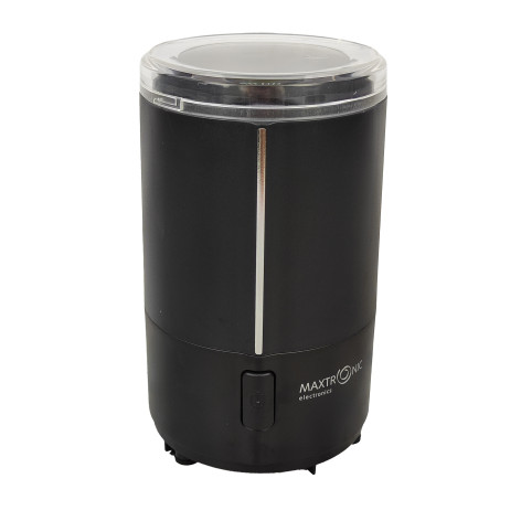 Кофемолка пластиковая 180 Вт роторная 50 гр импульс черный Maxtronic Кофемолка пластиковая 180 Вт роторная 50 гр импульс черный Maxtronic