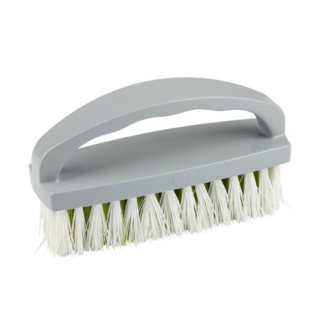 Щетка-утюжок пластиковая 11х6х4 см длина щетины 2,5 см хоз средняя Щ-610 микс Рыжий кот