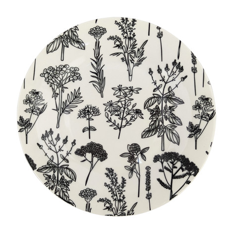 Тарелка фарфоровая десертная 20 см Botanica Коралл