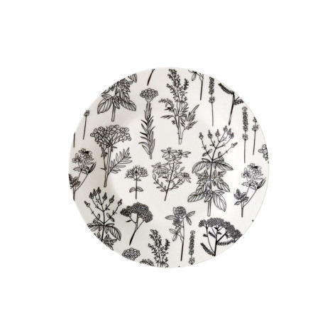 Тарелка фарфоровая обеденная 23 см Botanica Коралл