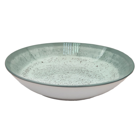 Тарелка фарфоровая суповая 20 см 800 мл Rustic grey Коралл