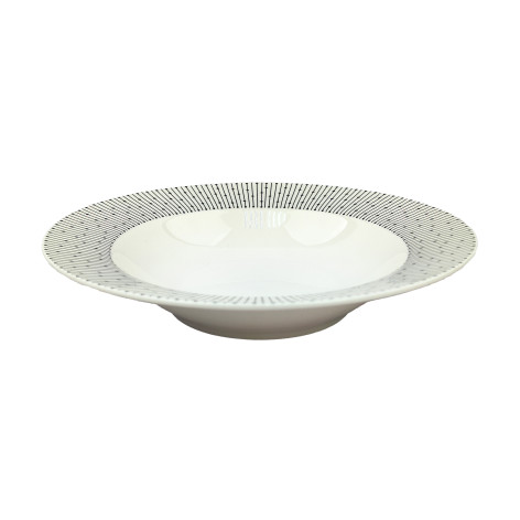 Тарелка фарфоровая суповая 23 см 450 мл Scandi Коралл