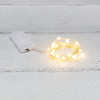 Мини изображение Гирлянда светодиодная  2  м 20 led батарейка 2*CR2032 роса с круп каплями тепл бел
