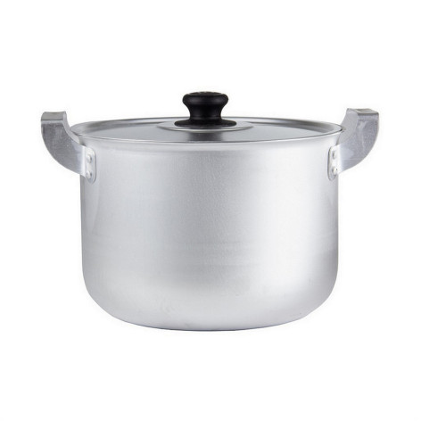 Кастрюля алюминиевая  6 л металлическая крышка Классика Калитва