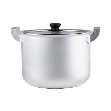 Кастрюля алюминиевая  8 л металлическая крышка Классика Калитва