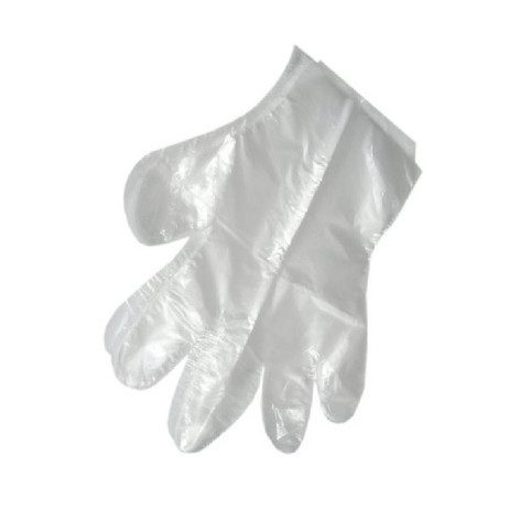 Перчатки полиэтиленовые L 100 шт прозрачные Перчатки полиэтиленовые L 100 шт прозрачные