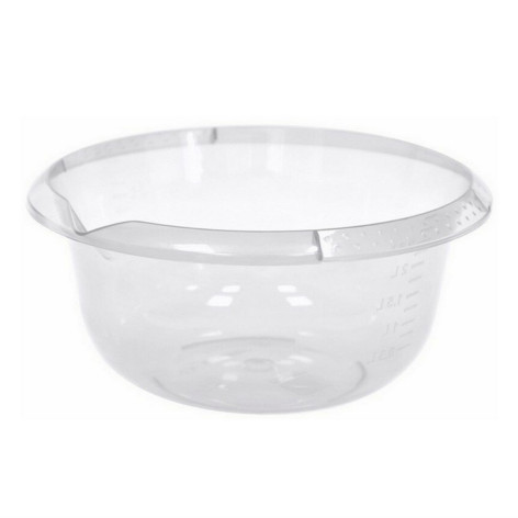 Миска пластиковая 2 л с мерным делением прозрачный Violet