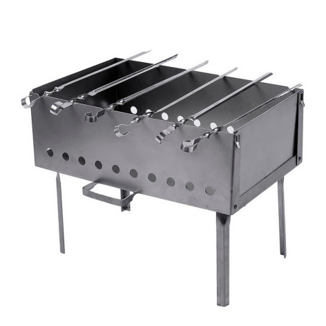 Набор для шашлыка Мангал 40*25*40 см толщ мет 1,5 мм + 6 шампуров в сумке Дипломат Лесниково Набор для шашлыка Мангал 40*25*40 см толщ мет 1,5 мм + 6 шампуров в сумке Дипломат Лесниково