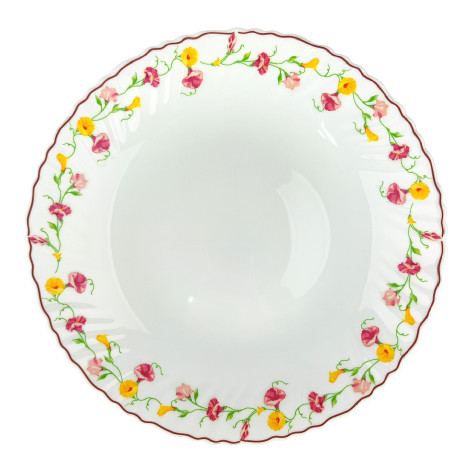 Тарелка стеклокерамическая обеденная 24 см Эльзас Chinbull Мфк