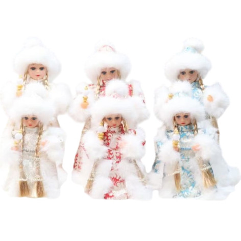 Фигурка новогодняя 30 см микс Рождественская принцесса NP-5312 Baizheng