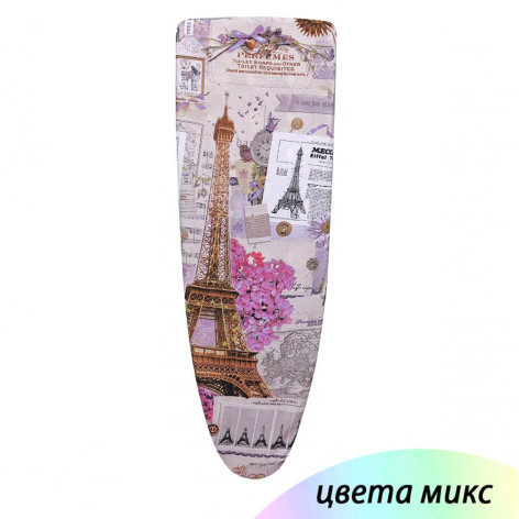 Чехол для гладильной доски универсальный 1300*400 мм в ассортименте Nika