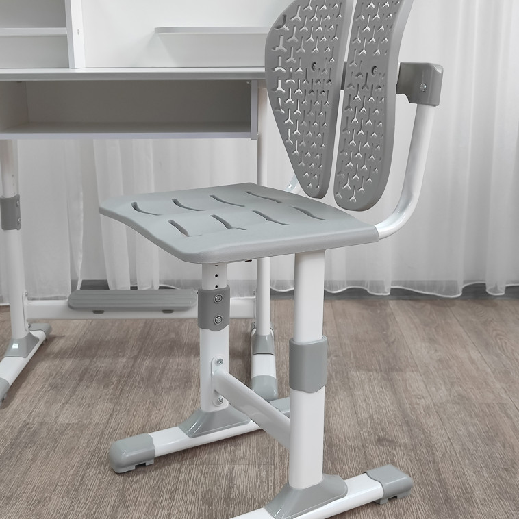 Изображение Комплект детский 105*80*50/84 см стол стульчик серый Baizheng