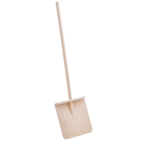 Лопата снеговая деревянная 16х20х60 см детская