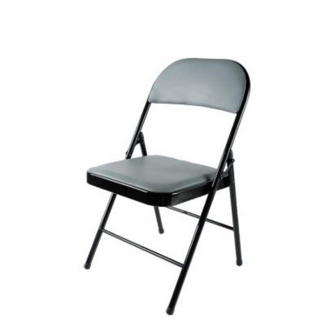 Стул металлический складной 760*460*440 мм серый Baizheng