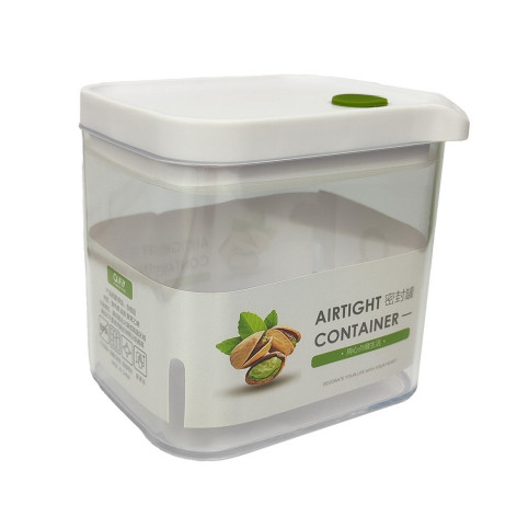 Банка пластиковая для сыпучих продуктов  0,7 л пластиковая крышка Baizheng