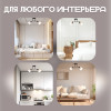 Мини фотография Люстра Baizheng 2 плафона, 60Вт, 9м2, черная-бронза 50*13*25см
