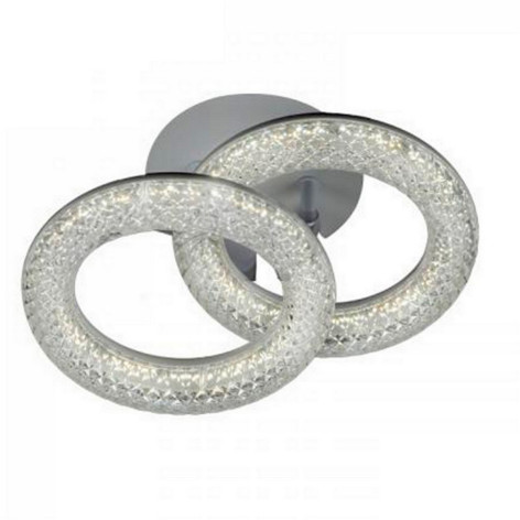 Люстра светодиодная 2 плафона 26,5*18*16 см 36Вт 1200 LM 10м2 3 цвета белый Baizheng