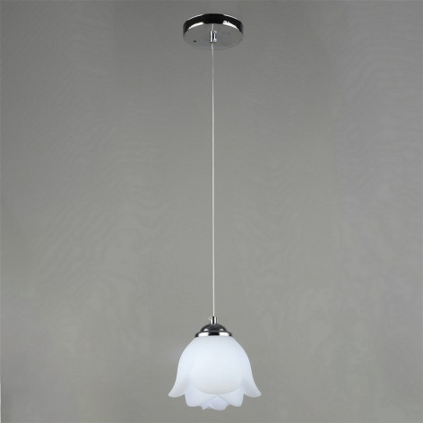 Люстра светодиодная кухонная 1 плафон 16,5*60 см 110Вт 1250 LM 30 м2 3 цвета хром Baizheng