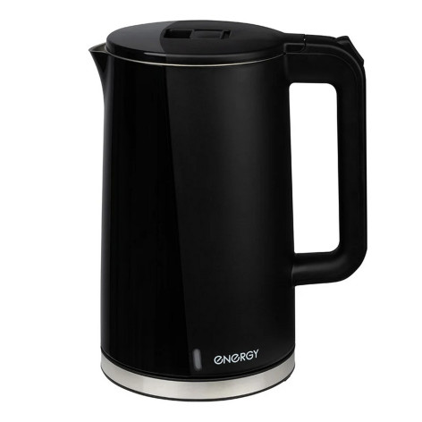 Чайник металлический электрический 1,7 л 1,85 кВт черный E-208 Energy