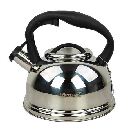 Чайник нерж сталь  2,7 л со свистком EB-610 Baizheng