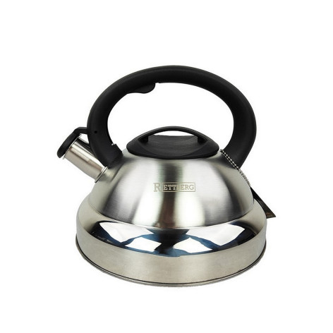 Чайник нерж сталь  3 л со свистком RE-1335 Baizheng