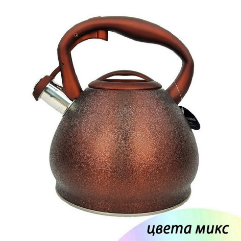 Чайник нерж сталь  3,6 л со свистком VL-9183HH Baizheng