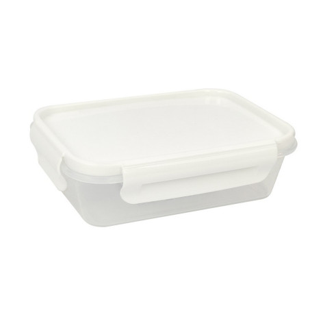 Контейнер пластиковый 0,5 л герметичный прямоугольный дымчатый Violet