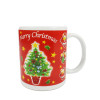 Мини фото Кружка фарфоровая 330 мл Рождественская Номер 6 BZ-0093 Baizheng