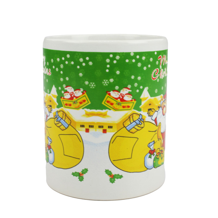 Фото Кружка фарфоровая 330 мл Рождественская Номер 7 BZ-0093 Baizheng