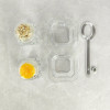 Мини фотография Набор пластиковый для специй 3 предмета подставка прозрачный Jam Jar Fessle