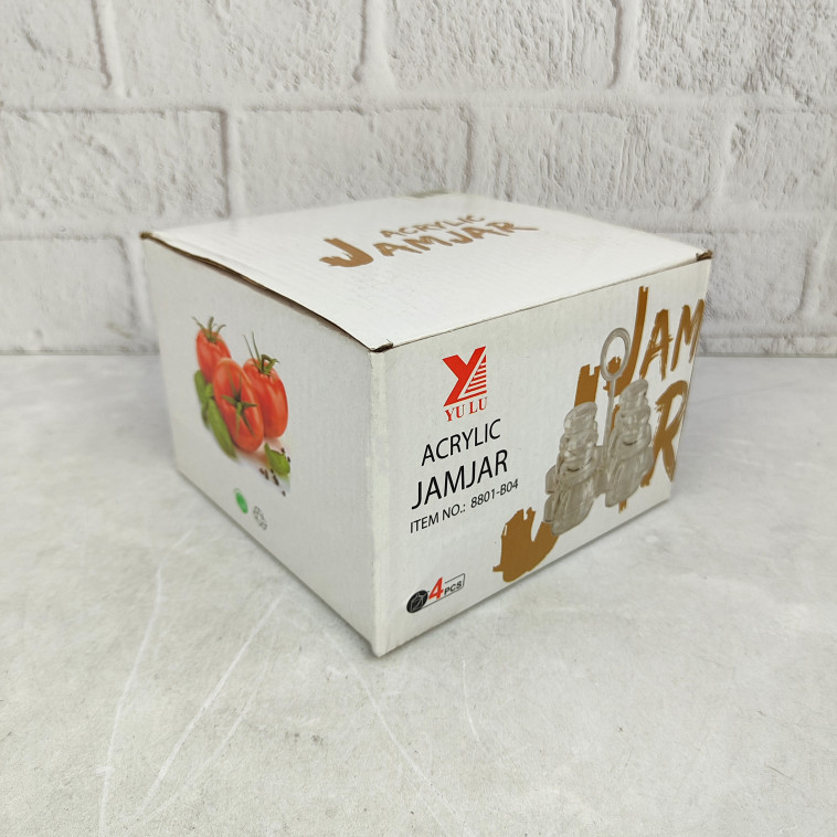 Фотография Набор пластиковый для специй 5 предметов подставка прозрачный Jam Jar Fessle