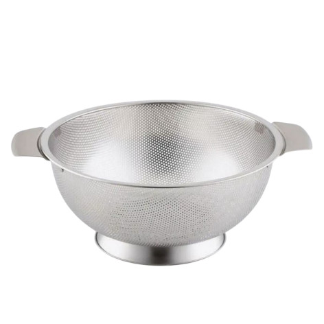 Дуршлаг из нерж стали d-22,5 см на ножке нерж сталь ручки стальной Baizheng