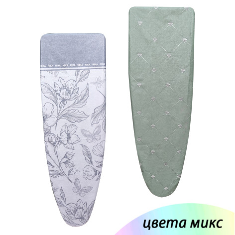 Чехол тефлоновый для гладильной доски антипригарный 1290х540 мм в ассортименте Nika