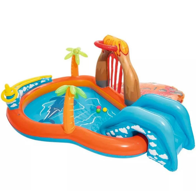 Изображение Игровой центр 265*265*104 см с бассейном Lava Lagoon Bestway