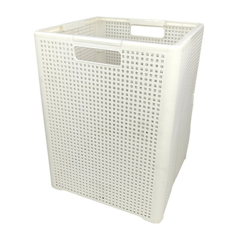 Корзина пластиковая 50 л 450*335*340 мм складная белый Лофт Violet