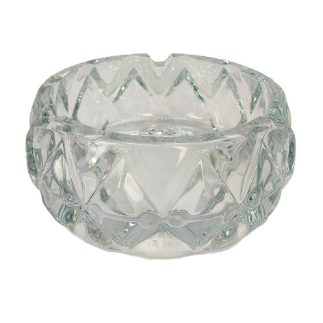 Пепельница стеклянная 11,2х5,5 см круглая Baizheng