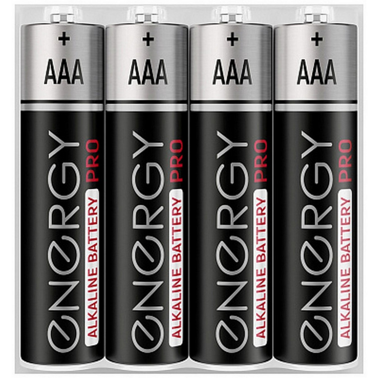 Батарейка алкалиновая ААА 1,5V упак 4 шт Pro Energy