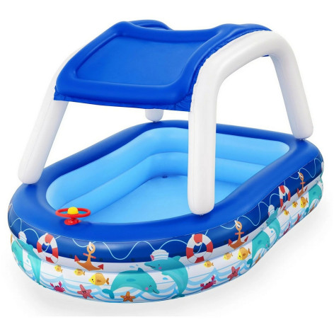 Бассейн надувной 213*155*132 см 282 л с навесом Bestway Бассейн надувной 213*155*132 см 282 л с навесом Bestway