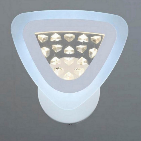 Бра светодиодный 1 плафон 22*19,5*6,5 см 14Вт 520 LM 5м2 акрил 3 цвета белый Baizheng