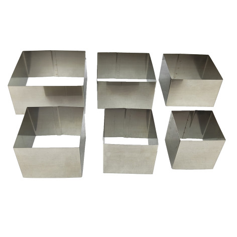 Форма нерж сталь 6 пр квадрат H102063 Baizheng