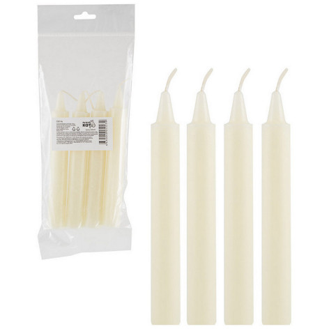 Набор свечей хозяйственных 4 шт 40 гр 15 см Рыжий Кот