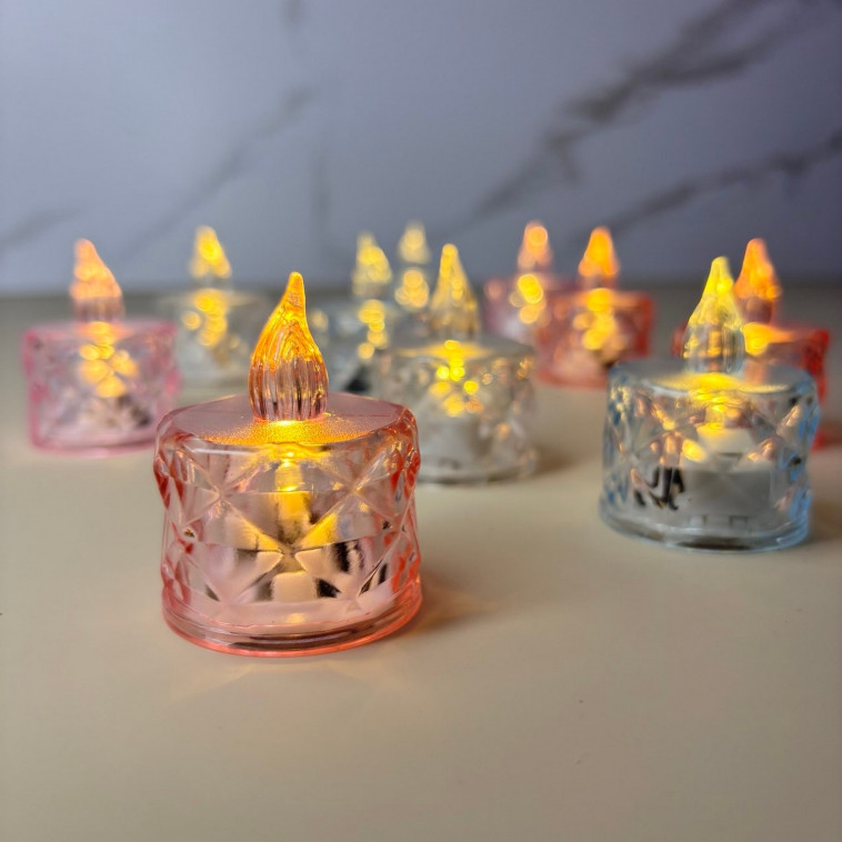 Светильник светодиодный 4*5 см микс Свеча NP-3082 Baizheng Картинка Светильник светодиодный 4*5 см микс Свеча NP-3082 Baizheng