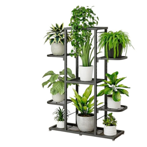 Подставка металлическая для цветов 880*625*230 мм 5 уровней темно-зеленый Baizheng